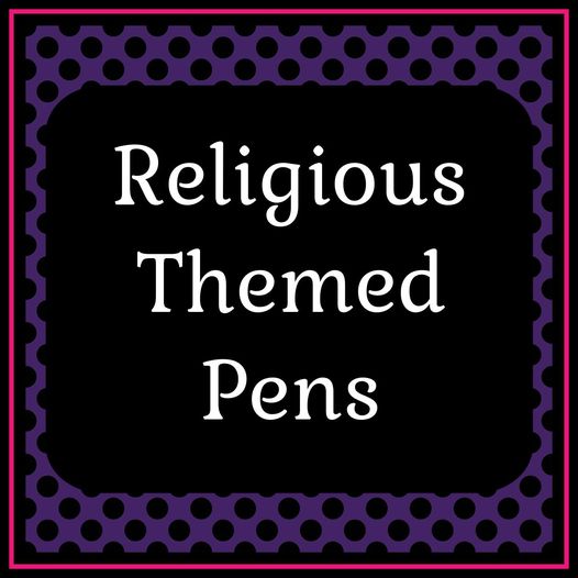 Religious Themed Beaded Pens