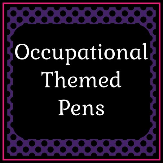 Occupational Beaded Pens