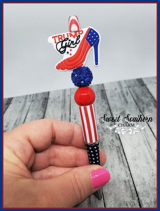 Trump Girl Beaded Pen002-