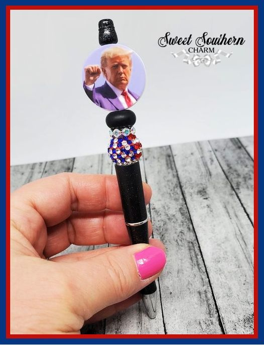 Trump Beaded Pen09-