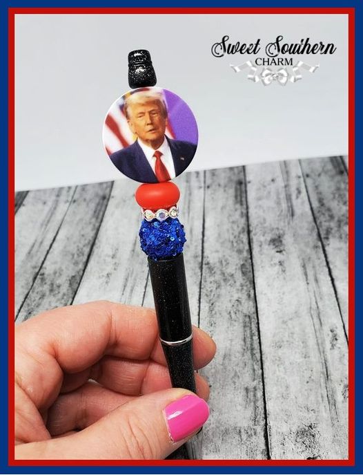 Trump Beaded Pen094-