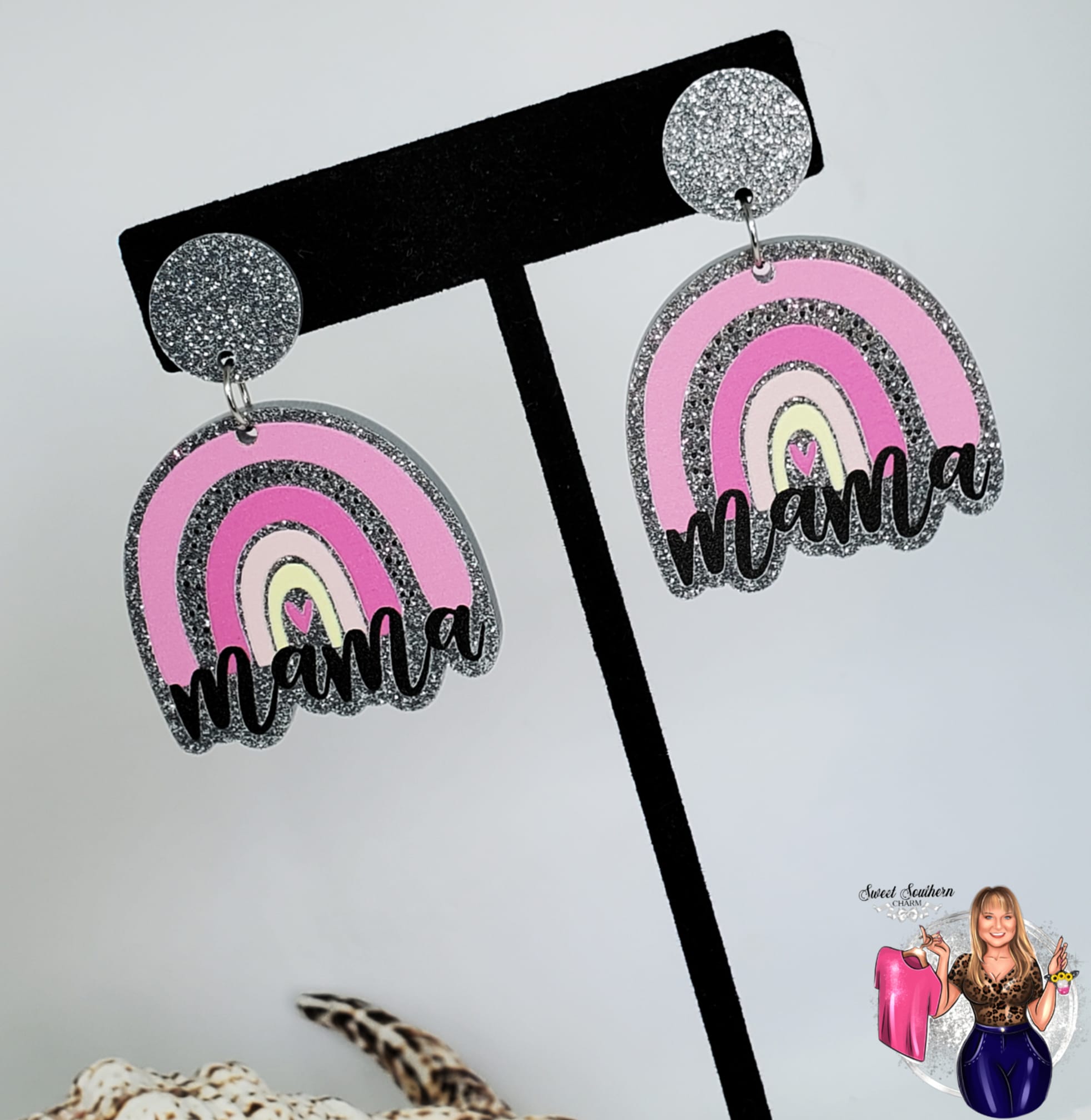 Rainbow Mama Earrings-