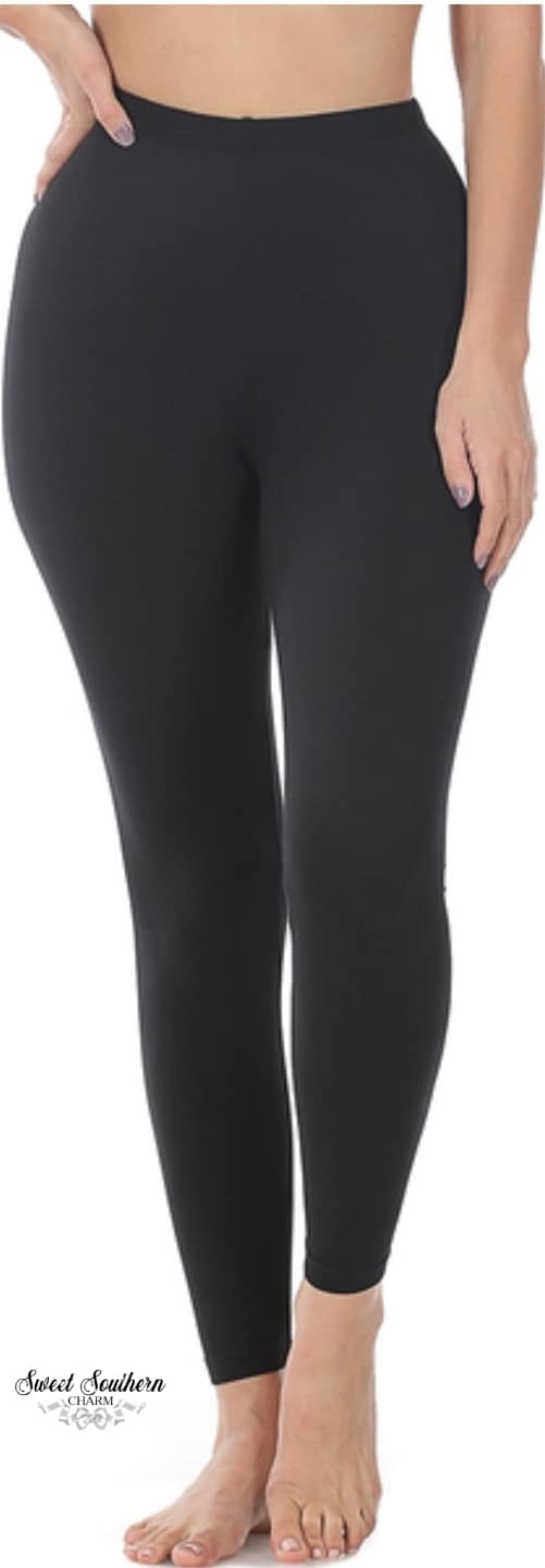 Black Buttery Soft Leggings-