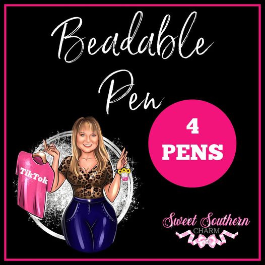 FOUR BEADABLE PENS-