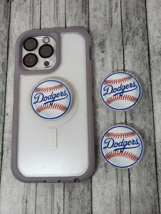 Dod**rs Baseball Acrylic Phone Grip-