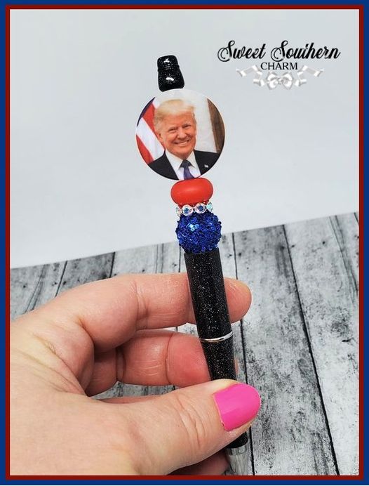 Trump(Smiling)Beaded Pen-