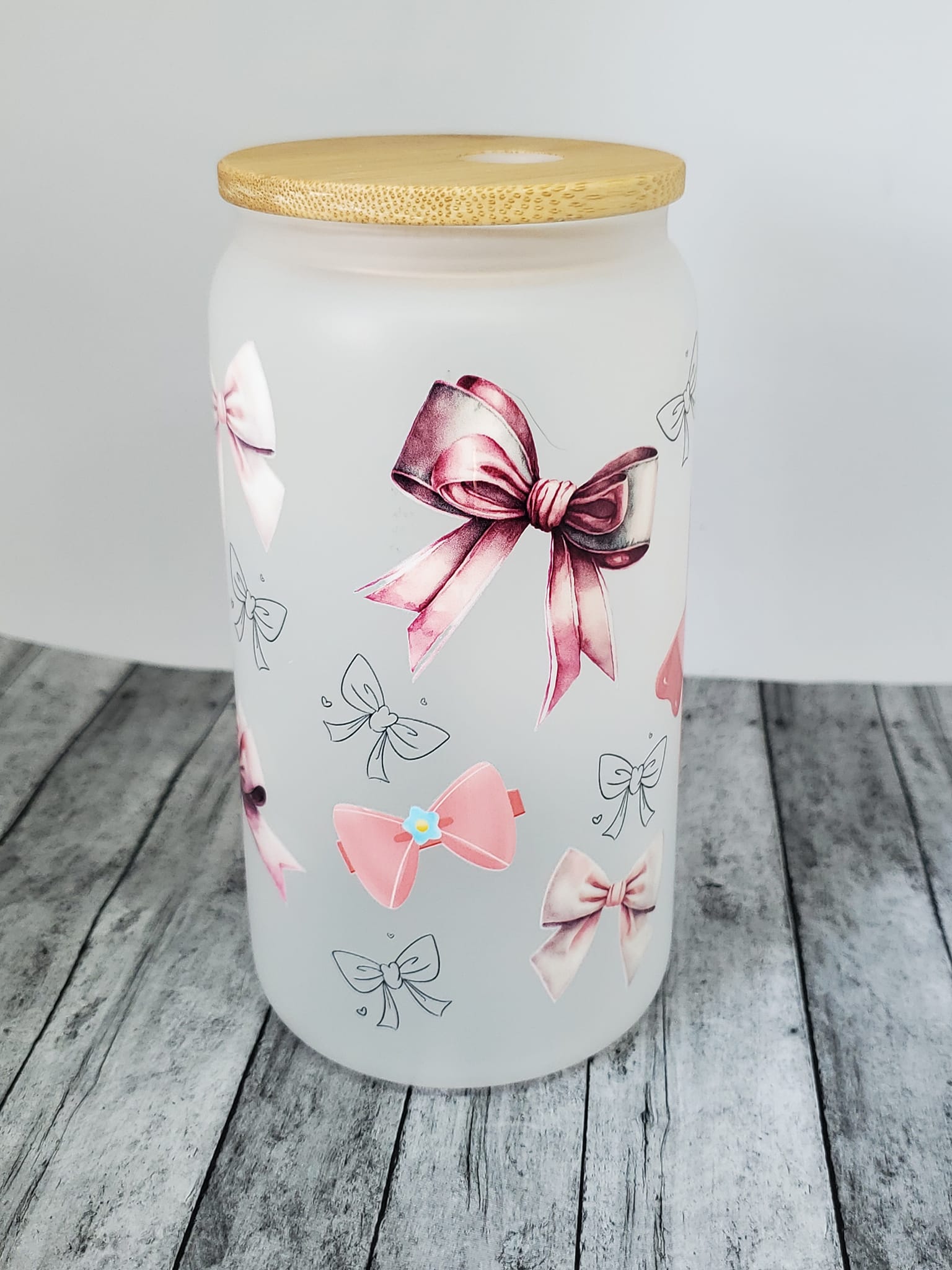 Pink Coquette Bow Libby Tumbler-