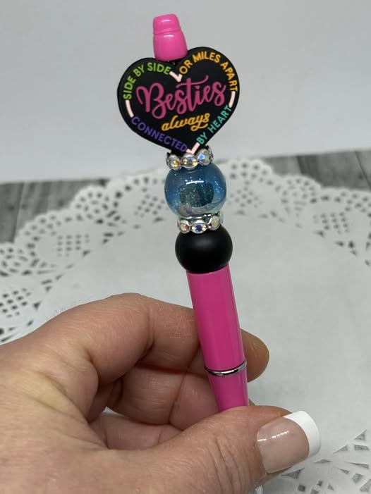 Besties Beaded Pen-